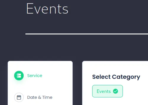 event page