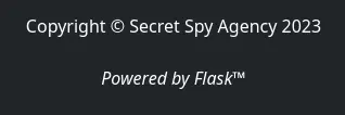 powered by flask