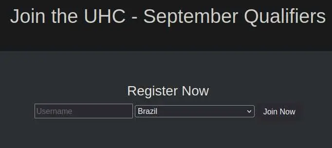 registration for the UHC