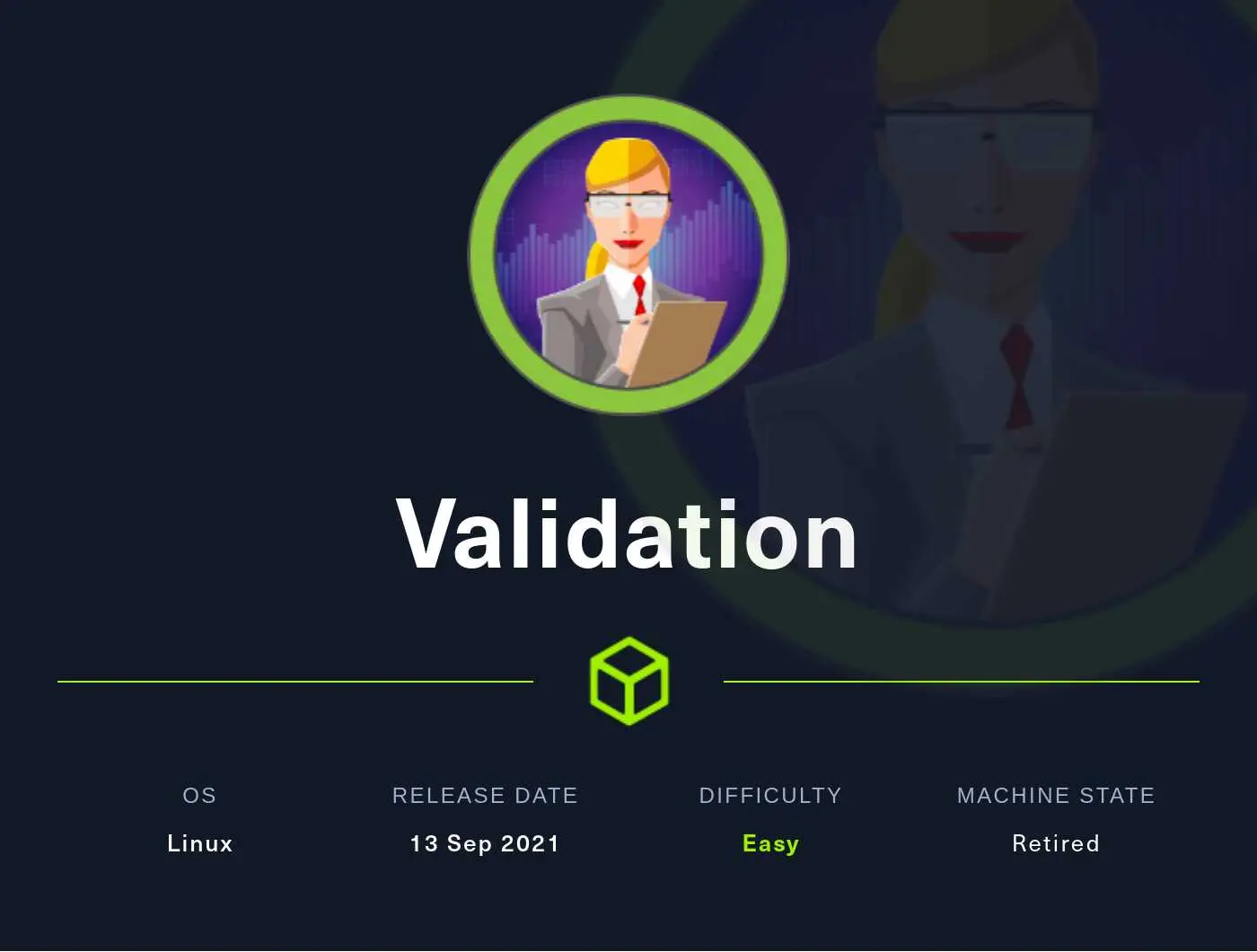 validation info